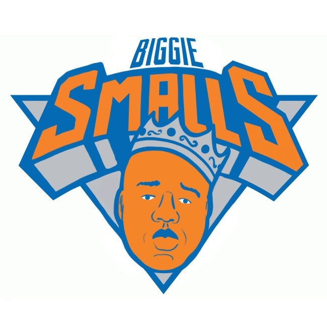 New York Knicks The Notorious BIG Logo DIY iron on transfer (heat transfer)